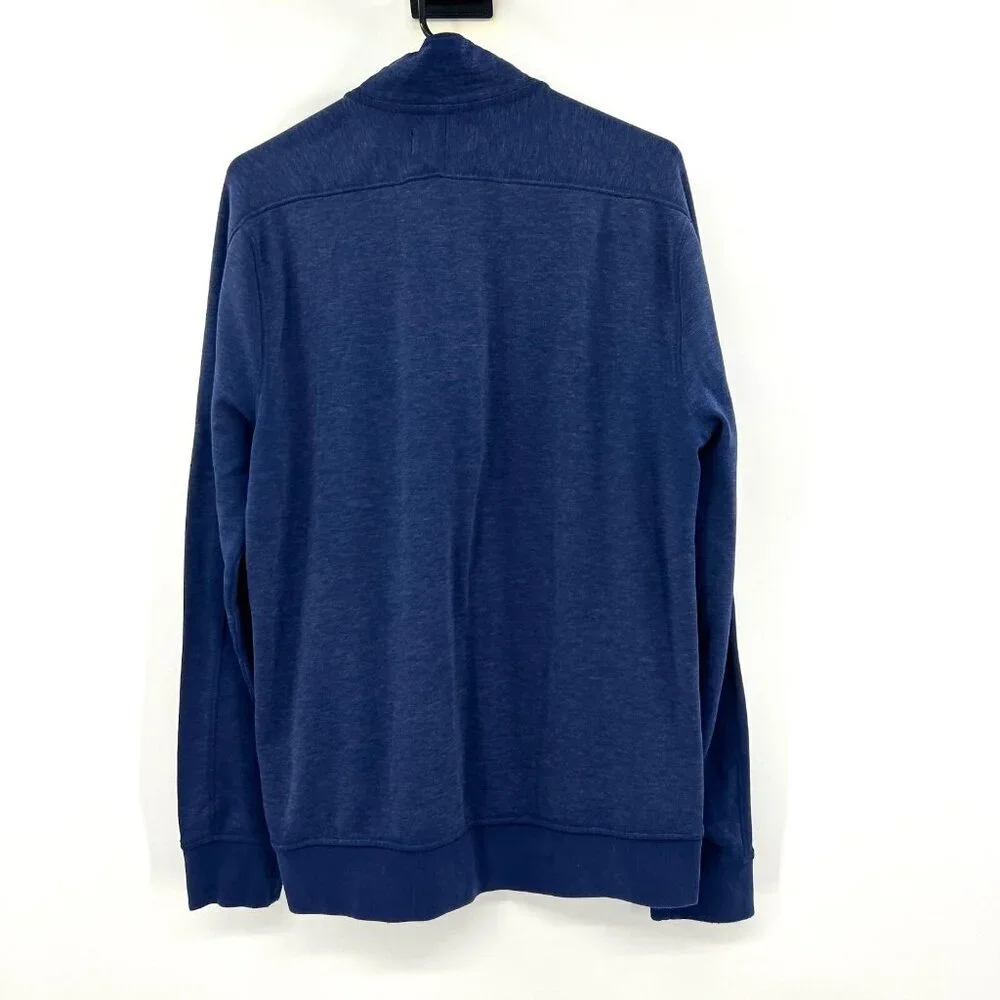 Banana Republic Polartec Navy Blue Quarter Zip Sweatshirt Men's Large